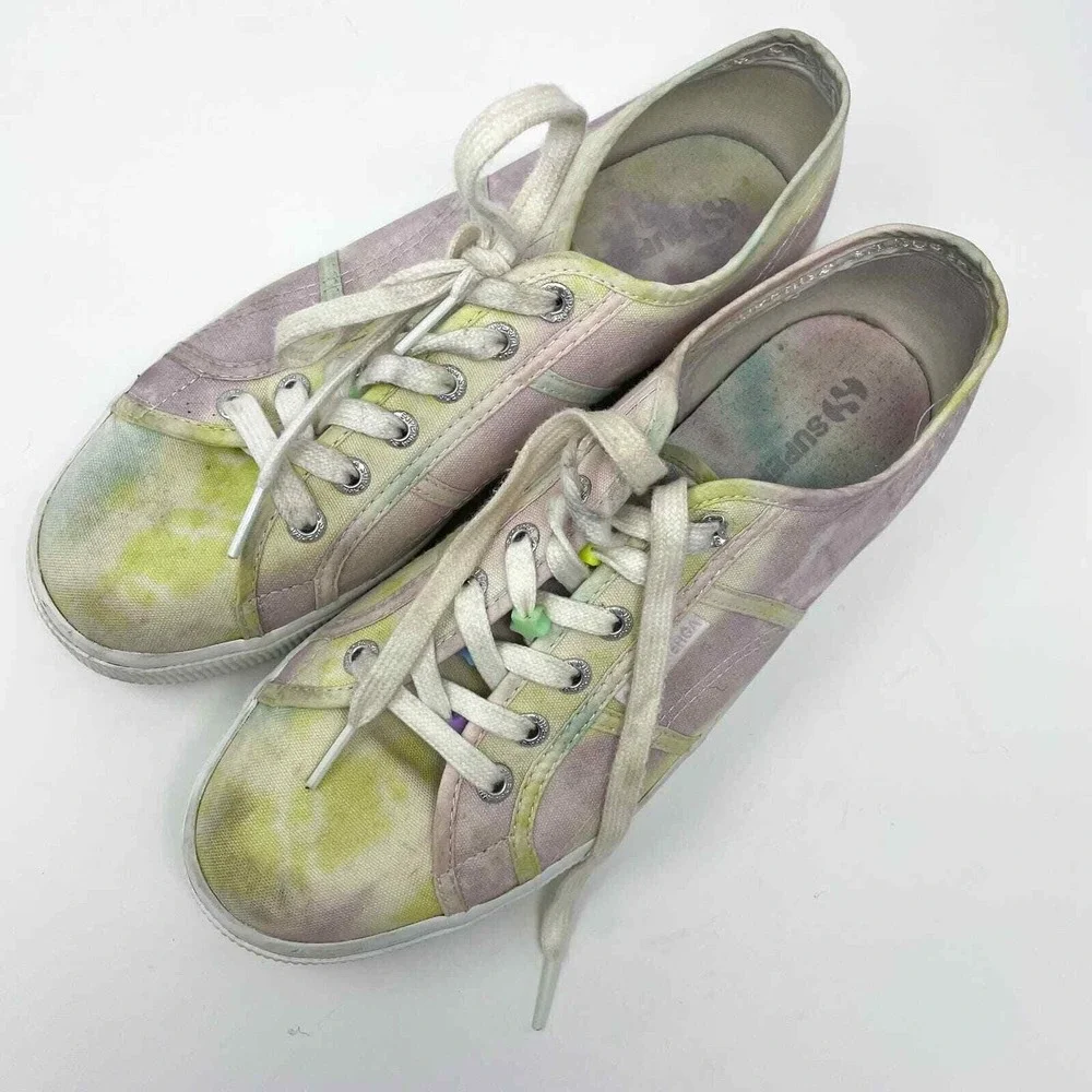 SUPERGA Tie Dye Platform‎ Sneakers